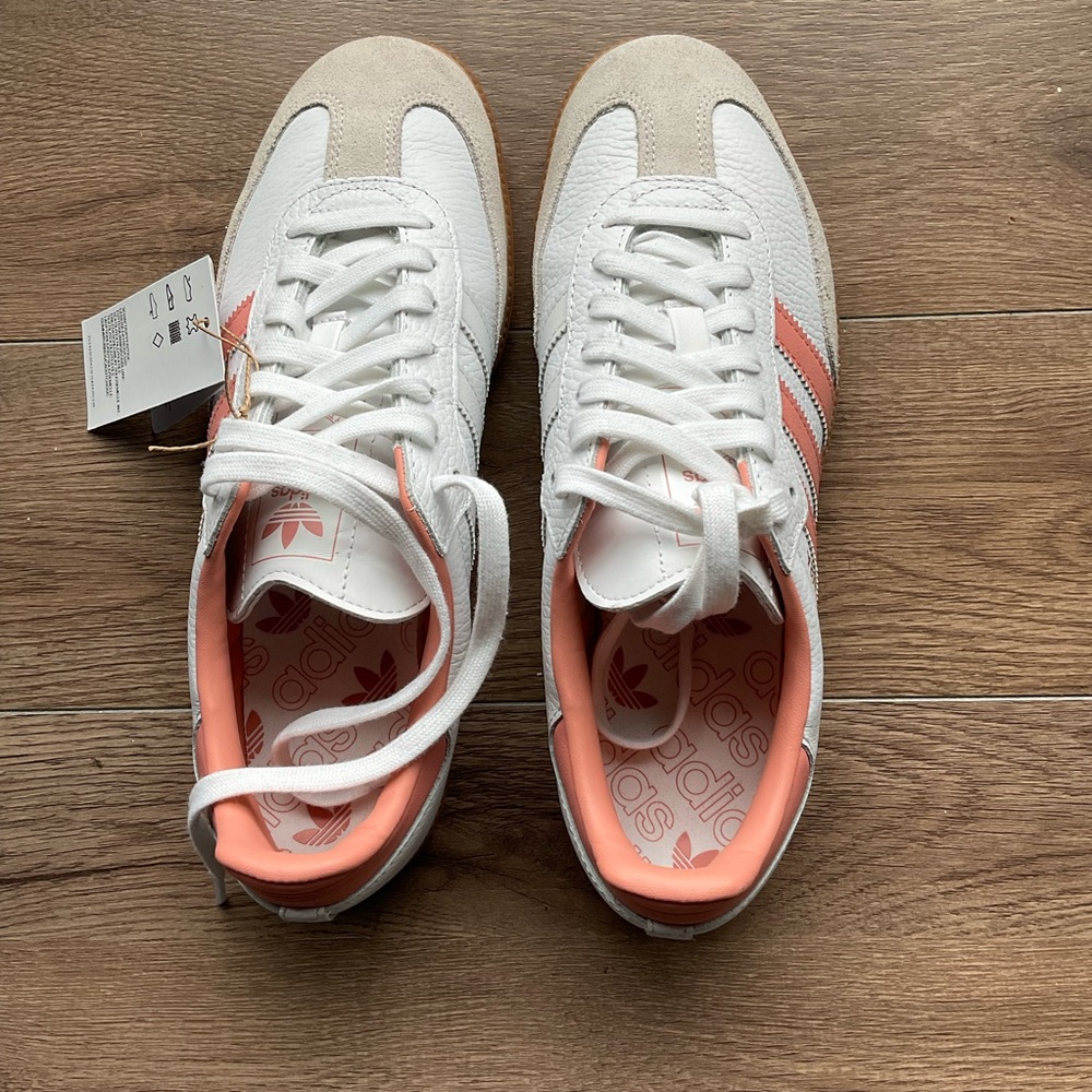 COPY - NWT Adidas Samba Og Originals Cloud White Wonder Clay Sneakers